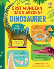 Erst wundern, dann wissen! Dinosaurier - Cover