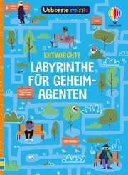 Usborne Minis: Entwischt! Labyrinthe für Geheimagenten - Cover