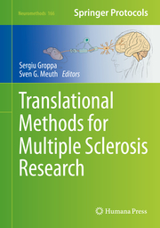 Translational Methods for Multiple Sclerosis Research - Cover