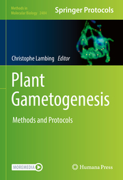 Plant Gametogenesis - Cover