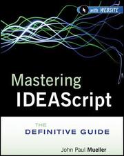Mastering IDEAScript - Cover