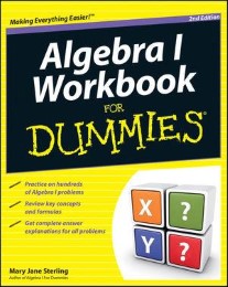 Algebra Workbook for Dummies - Cover
