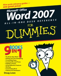 Word 2007 All-in-One Desk Reference For Dummies
