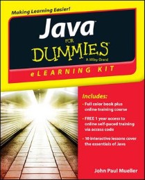 Java eLearning Kit For Dummies - Cover