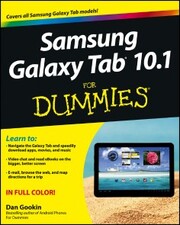 Samsung Galaxy Tab 10.1 For Dummies - Cover