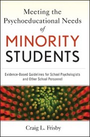 Meeting the Psychoeducational Needs of Minority Students - Cover