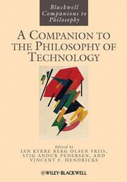 A Companion to the Philosophy of Technology - Cover