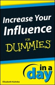 Increase Your Influence In A Day For Dummies - Cover