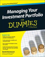 Managing Your Investment Portfolio For Dummies