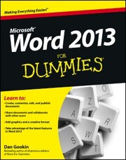 Word 2013 For Dummies - Cover