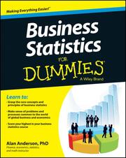 Business Statistics For Dummies - Cover