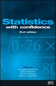 Statistics with Confidence - Cover