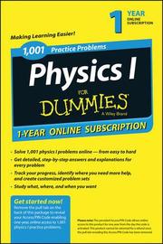 1,001 Physics I Practice Problems For Dummies Access Code Card (1-Year Subscription)