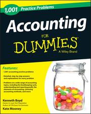 1,001 Accounting Practice Problems For Dummies - Cover