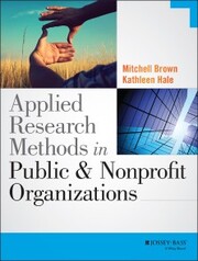 Applied Research Methods in Public and Nonprofit Organizations - Cover