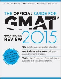The Official Guide for GMAT Quantitative Review 2015 - Cover