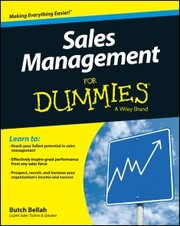 Sales Management For Dummies - Cover