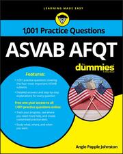 1,001 ASVAB AFQT Practice Questions For Dummies - Cover