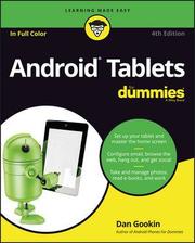 Android Tablets For Dummies - Cover