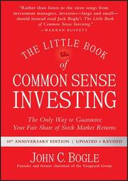 The Little Book of Common Sense Investing - Cover