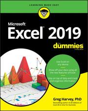 Excel 2019 For Dummies - Cover
