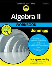 Algebra II Workbook For Dummies - Cover