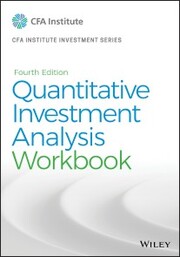 Quantitative Investment Analysis, Workbook - Cover