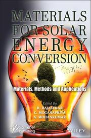 Materials for Solar Energy Conversion - Cover