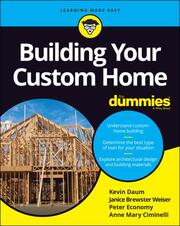 Building Your Custom Home For Dummies - Cover