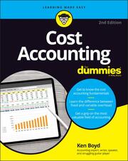 Cost Accounting For Dummies - Cover