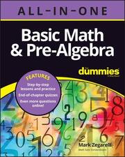 Basic Math & Pre-Algebra All-in-One For Dummies (+ Chapter Quizzes Online) - Cover