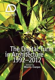 The Digital Turn in Architecture 1992-2012