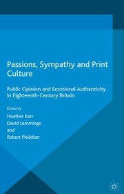 Passions, Sympathy and Print Culture - Cover
