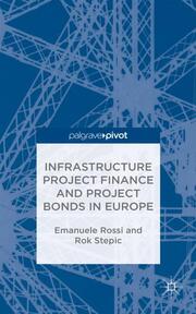 Infrastructure Project Finance and Project Bonds in Europe - Cover