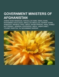 Government ministers of Afghanistan - Cover