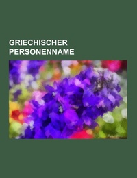 Griechischer Personenname - Cover