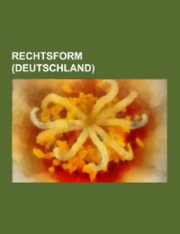 Rechtsform (Deutschland) - Cover