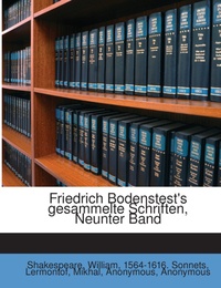 Friedrich Bodenstest's gesammlte Schriften 9