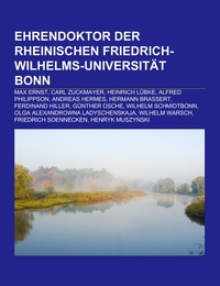 Ehrendoktor der Rheinischen Friedrich-Wilhelms-Universität Bonn