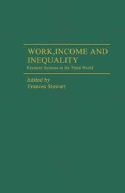 Work, Income and Inequality - Cover