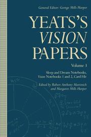 Yeatss Vision Papers - Cover