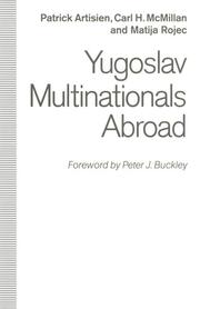 Yugoslav Multinationals Abroad - Cover