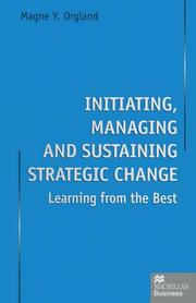 Initiating, Managing and Sustaining Strategic Change - Cover