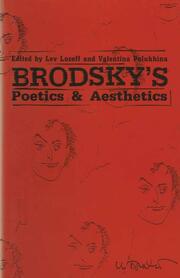 Brodskys Poetics and Aesthetics - Cover