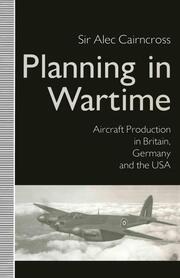 Planning in Wartime - Cover