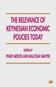 The Relevance of Keynesian Economic Policies Today - Cover