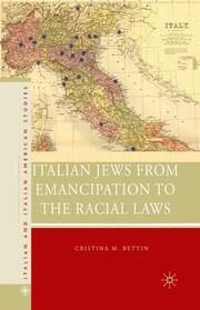 Italian Jews from Emancipation to the Racial Laws - Cover
