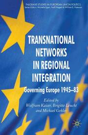 Transnational Networks in Regional Integration - Cover