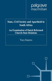 State, Civil Society and Apartheid in South Africa