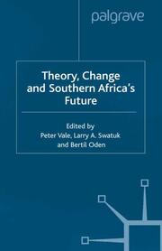 Theory, Change and Southern Africa - Cover